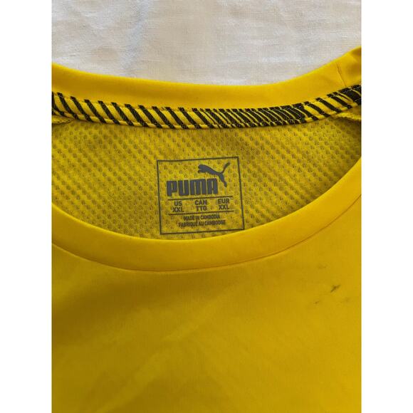 Puma Men's Yellow Borussia Dortmund 2019/20 Training Jersey XXL - Picture 4 of 4